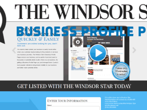 The Windsor Star's business profile pages are an advertising initiative aimed at helping owners reach a wider local audience.