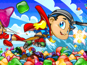 Super Gem Heroes is a game developed by Windsor's iDream Interactive Inc.