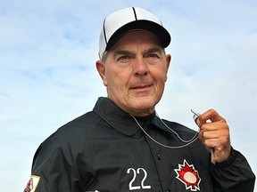 Veteran football official Jack Schroeder received a CFL award for his contributions to amateur football in 2005. (Nick Brancaccio/The Windsor Star)