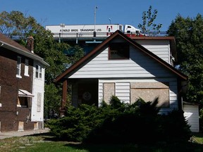 File photo of boarded up homes in the 400 block of Indian Road in Windsor, Ont., Friday October 1, 2010.  (NICK BRANCACCIO/The Windsor Star)