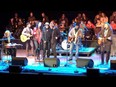 Neil Young, Elvis Costello, My Morning Jacket, Jenny Lewis & others performing "Oh! Sweet Nuthin'" in tribute to Lou Reed. Courtesy of http://www.blugloss.com. (Screengrab)