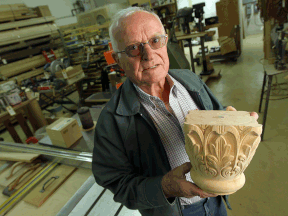 Ildo Bonato, president of Bonato Custom Woodworking, is photographed at his Windsor shop on Wednesday, October 23, 2013. Bonato is auctioning off tools as he heads into semi-retirement.           (TYLER BROWNBRIDGE/The Windsor Star)