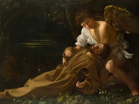 St. Francis of Assisi in Ecstasy, by Caravaggio, around 1595