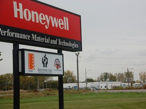 Honeywell plant in Amherstburg on Oct. 21, 2013. The company announced today it will be laying off 75 workers. ( Julie Kotsis/The Windsor Star)