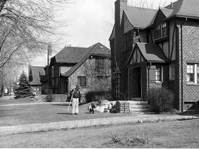 Riverside rates as the top residential section of the border area. Street after street of fine homes distinguish the town which originally created with the thought in mind it would house thousands of persons who worked in Windsor. This view, showing part of Eastlawn Boulevard on April 3, 1954, is typical of the medium-priced homes in the town. Dozens of palatial mansions beautify the Riverside drive section along the banks of the Detroit River. (Windsor Star file photo)