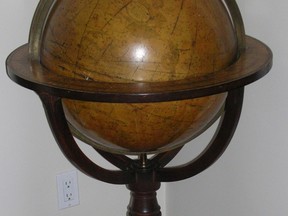 1816 Cary globe: $40,000