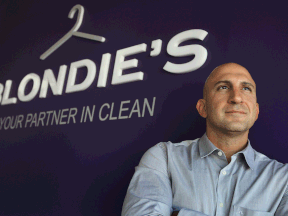 Marc Kobrosli is the new owner of Blondie's. He is updating the image of and expanding the 78-year-old dry cleaning business.  (TYLER BROWNBRIDGE/The Windsor Star)
