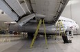 A Boeing 737 is worked on inside the hanger at Premier Aviation in Windsor on October 2, 2013.          (TYLER BROWNBRIDGE/The Windsor Star)