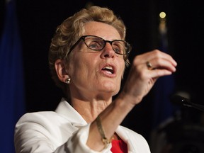 Ontario Premier Kathleen Wynne is looking for "revenue tools." THE CANADIAN PRESS/Aaron Lynett