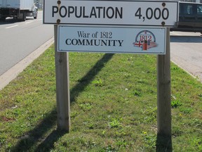 This Tecumseh town sign is missing about 20,000 people.