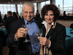 Spiro and Georgia Govas attend the Rotary Club of Windsor-Roseland Wines of the World event, Nov. 1, 2013, at the St. Clair Centre for the Arts. (DAN JANISSE/The Windsor Star)