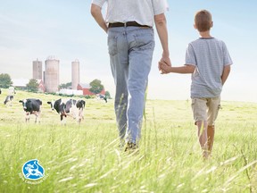 The cover of the 2014 Milk Calendar is shown. (THE CANADIAN PRESS/Dairy Farmers of Canada)