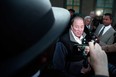 Mike Duggan was elected mayor of Detroit Tuesday, Nov. 5, 2013. Duggan replaces outgoing Detroit Mayor Dave Bing, who chose not to seek re-election, and becomes the first white mayor of Detroit in nearly 40 years. Duggan is shown here being interviewed by the news media after voting at Detroit's 12th Precinct. (Bill Pugliano/Getty Images)