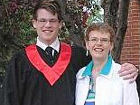 Murder victim Carmel Christians and her son, Cory, are shown in a Facebook photo.
(Facebook photo, Handout)
