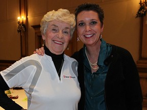 Carole Wilson, left, Tina Wells attend Wonder Broads dinner held at Ciociaro Club of Windsor November 28, 2013. (correct for Carole) (NICK BRANCACCIO/The Windsor Star)