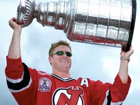 Jason Arnott hoists the Stanley Cup during a parade in Wasaga Beach in 2000. Arnott has announced his retirement after playing 18 NHL seasons. 
Brennan O'Conner/Barrie Examiner