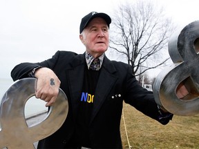 Windsor conceptual artist Iain Baxter& is shown in this Feb. 2012 file photo. (Nick Brancaccio / The Windsor Star)