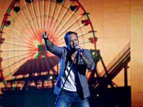 Dallas Smith performs during the Canadian Country Music Awards in Edmonton, on Sept. 8. (JASON FRANSON  / The Canadian Press)