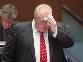 There's no question Toronto Mayor Rob Ford is a hot mess, but that doesn't mean the province should intervene. Torontonians elected him and it's their problem now. THE CANADIAN PRESS/Chris Young