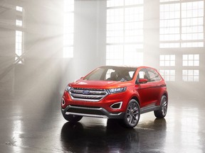 The Ford Edge Concept car was revealed on Nov. 20, 2013 at the Los Angeles Auto Show. (HANDOUT/The Windsor Star)