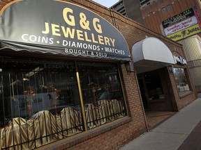 G&G Jewellery is seen in Windsor on Wednesday, November 20, 2013. The downtown jeweller was broken into over night.            (TYLER BROWNBRIDGE/The Windsor Star)