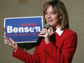 Jocelyn Benson, Michigan Democrat who ran unsuccessfully for Secretary of State in 2010. (Courtesy of motorcitytimes.com files)