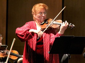 Violinist Lillian Scheirich is one of the featured performers this Sunday at the annual Festival of Christmas concert at Assumption Church. (REBECCA WRIGHT / Windsor Star files)