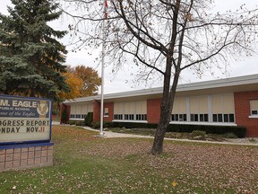 D.M. Eagle Public School in Tecumseh is slated to close in the future. (DAN JANISSE/The Windsor Star)