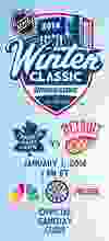 Promotional materials for the NHL’s 2014 Winter Classic game.