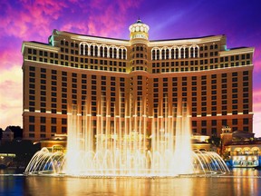 A Las Vegas cab driver found $300,000 in the back seat of his taxi Monday when picking up a fare at the Bellagio. (Handout)