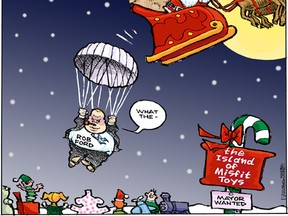 Mike Graston's Colour Cartoon For Saturday, December 21, 2013