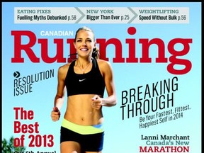 Former Lancer Melissa Bishop is on the cover of Canadian Running.