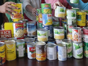 File photo of canned goods. (Windsor Star files)