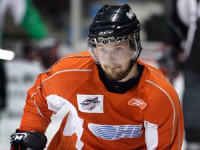 Ex-Spit Adam Wallace practises at the WFCU Centre in 2010. (Star file photo)