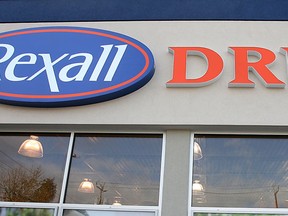 The Rexall Drug store sign of a Windsor store. (Windsor Star files)