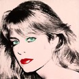 Andy Warhol's painting of Farrah Fawcett from 1980, which was bequeathed by Fawcett to the University of Texas at Austin in 2010. The university is suing actor Ryan O’Neal to gain possession of a second Fawcett portrait done by Warhol. Attorneys made their arguments to a Los Angeles jury on Dec. 16, 2013 (Blanton Museum of Art/©The Andy Warhol Foundation for the Visual Arts/The Associated Press)