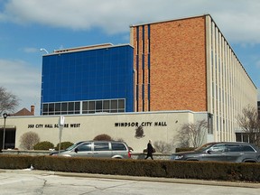 Windsor City Hall is shown in this 2012 file photo. (Tyler Brownbridge / The Windsor Star)