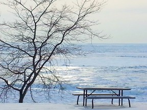 A sunny, frozen Lake Erie. (Deana [Dee] latta/Special to The Star)