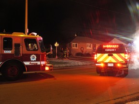 Windsor, Ont - A fire destroys a basement of a South Windsor home causing about $50,000-$100,000 in damage on Tuesday, Dec. 24, 2013.