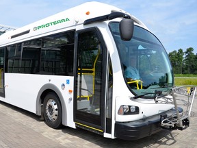 The Proterra EcoRide electric bus.
(Courtesy of Proterra)
