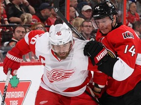 Detroit's Henrik Zetterberg Detroit Red Wings captain Henrik Zetterberg said Friday that his back was back in shape and thus, he would be back in the lineup for Saturday's game at Florida against the Panthers. (Getty Images files)