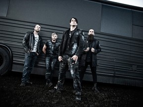 Three Days Grace include: Neil Sanderson (drums), Matt Walst (bass), Brad Walst (lead singer-guitar) and Barry Stock (lead guitar).