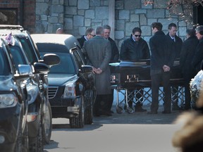 LEAMINGTON, ONTARIO- DECEMBER 16, 2013 - Funeral for Leamington businessman Dean Tiessen at Leamington United Mennonite Church on December 16, 2013.   Tiessen was murdered in Brazil while on business. (JASON KRYK/The Windsor Star)