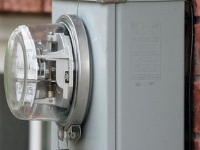A hydro meter at the side of a house. (Windsor Star files)