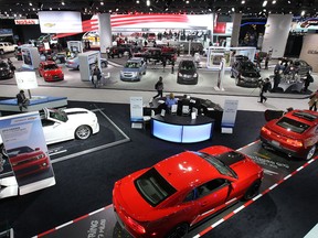 An overview of a section of the North American International Auto Show in Detroit on Tuesday, Jan. 14, 2014.  (DAN JANISSE/The Windsor Star)