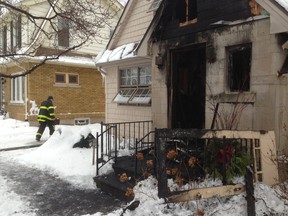 The front entrance of the house at 275 Ford Blvd. in Windsor, Ont. on Jan. 10, 2013. (Nick Brancaccio / The Windsor Star)