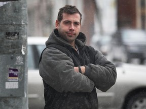 John Farrow, 28, poses Wednesday, Jan. 22, 2014, in downtown Windsor, Ont. The Good Samaritan chased a man that robbed his friend recently. (DAN JANISSE/The Windsor Star)
