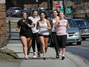 Jogging on the sidewalk is the best option, but when none is available, using the road does come with a danger factor. (Postmedia News files)