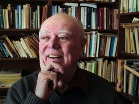 Portrait of Alistair MacLeod at his office at the University of Windsor on January 8, 2014.   (JASON KRYK/The Windsor Star)