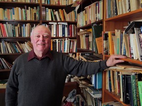 In this file photo, here's Prof. Alistair MacLeod at his office at the University of Windsor on January 8, 2014.   (JASON KRYK/The Windsor Star)